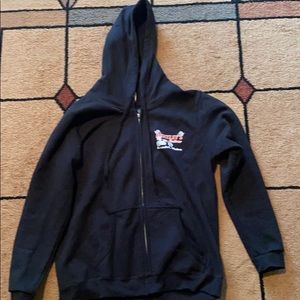 Zippered ladies sweatshirt